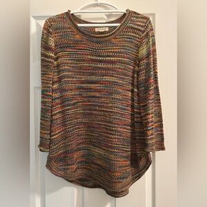 Studio JPR Vibrant Knit SWEATER multicolor like new, size large